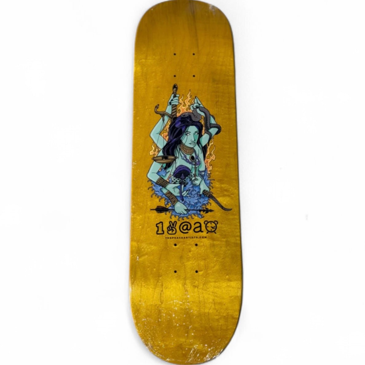 Peace Artist Goddess 8.75" Deck Wb:14.5" - Skateboard - Decks