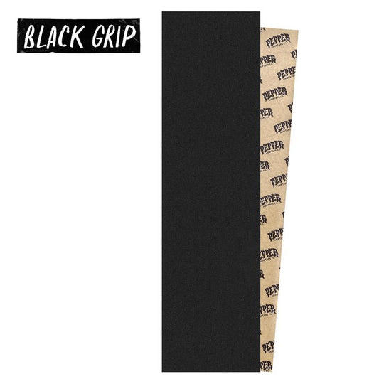 Pepper G5 Griptape 9.0" Black Sheet - Skateboard - Griptape