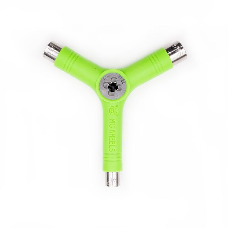 PIG TRI - SOCKET THREADER SKATE TOOL GREEN - Skate Accessories - Tools