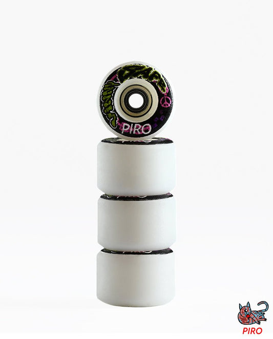 Piro Pro Rider Series Safe Wheel V2 Graphic Fingerboard Wheels - Fingerboard - FB Wheels