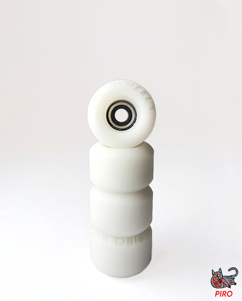 Piro Yeti White Performance Comp Fingerboard Wheels (P3) - Fingerboard - FB Wheels