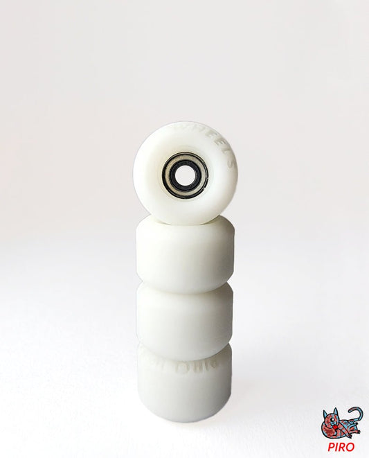Piro Yeti White Performance Comp Fingerboard Wheels (P3) - Fingerboard - FB Wheels