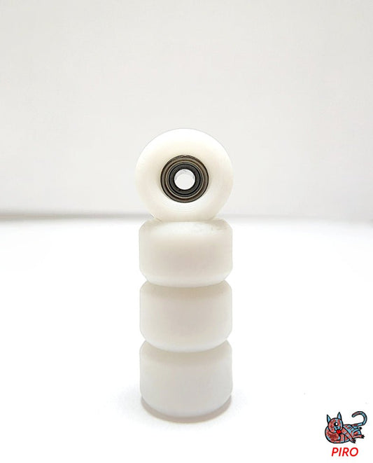 Piro Yeti White Performance Mid Fingerboard Wheels (P3) - Fingerboard - FB Wheels