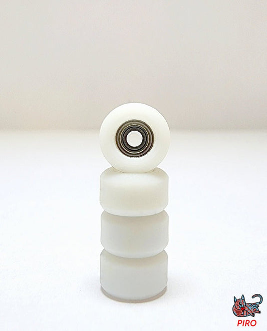 Piro Yeti White Performance Mini Fingerboard Wheels (P3) - Fingerboard - FB Wheels