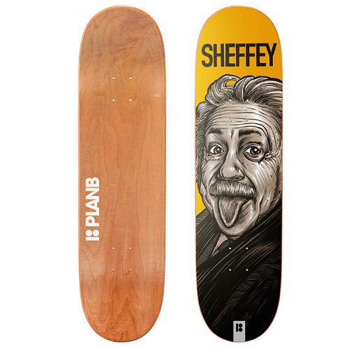 Plan B Genius Sheffey Deck 8.75" - Skateboard - Decks