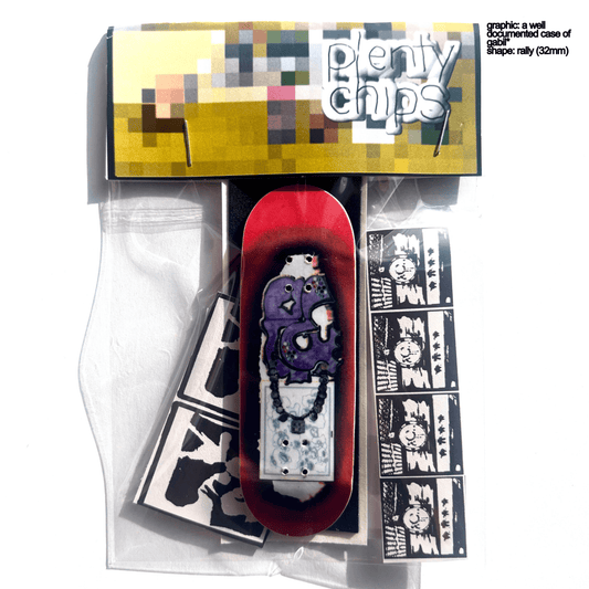 Plentychips 32mm rally - "case of gabil" fingerboard deck - Fingerboard - FB Decks