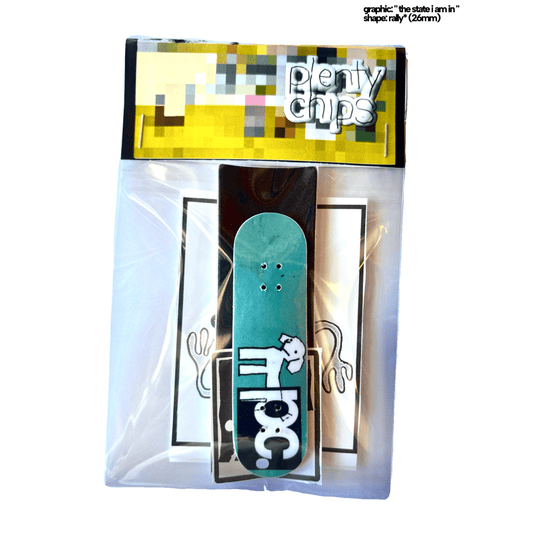 Plentychips 32mm rally - "state" fingerboard deck - Fingerboard - FB Decks