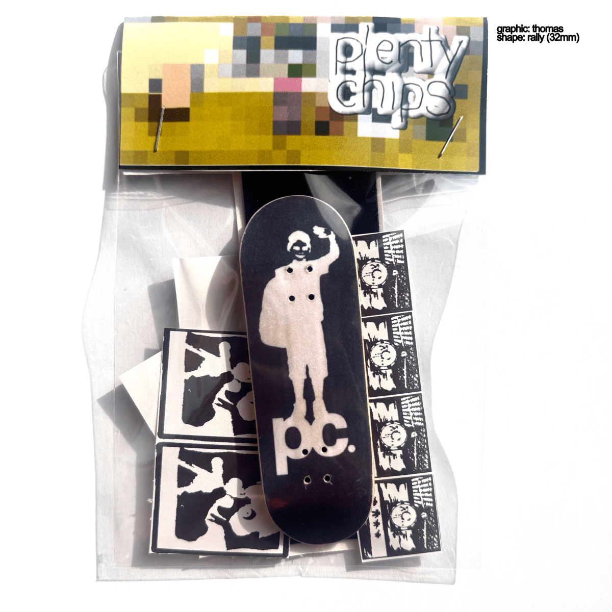 Plentychips 32mm rally - "thomas" fingerboard deck - Fingerboard - FB Decks