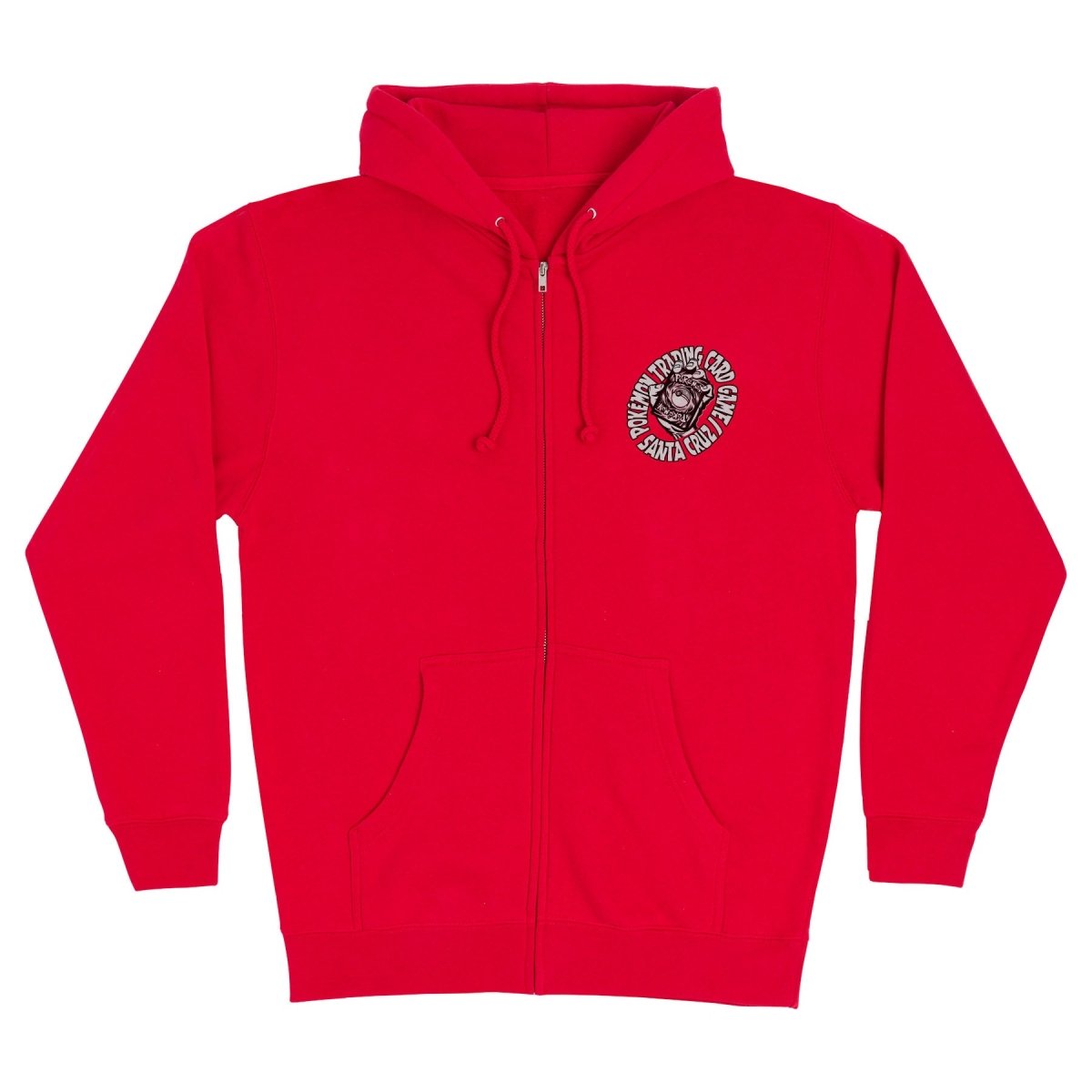 Pokemon TCG Hand Red Zip Hoodie -