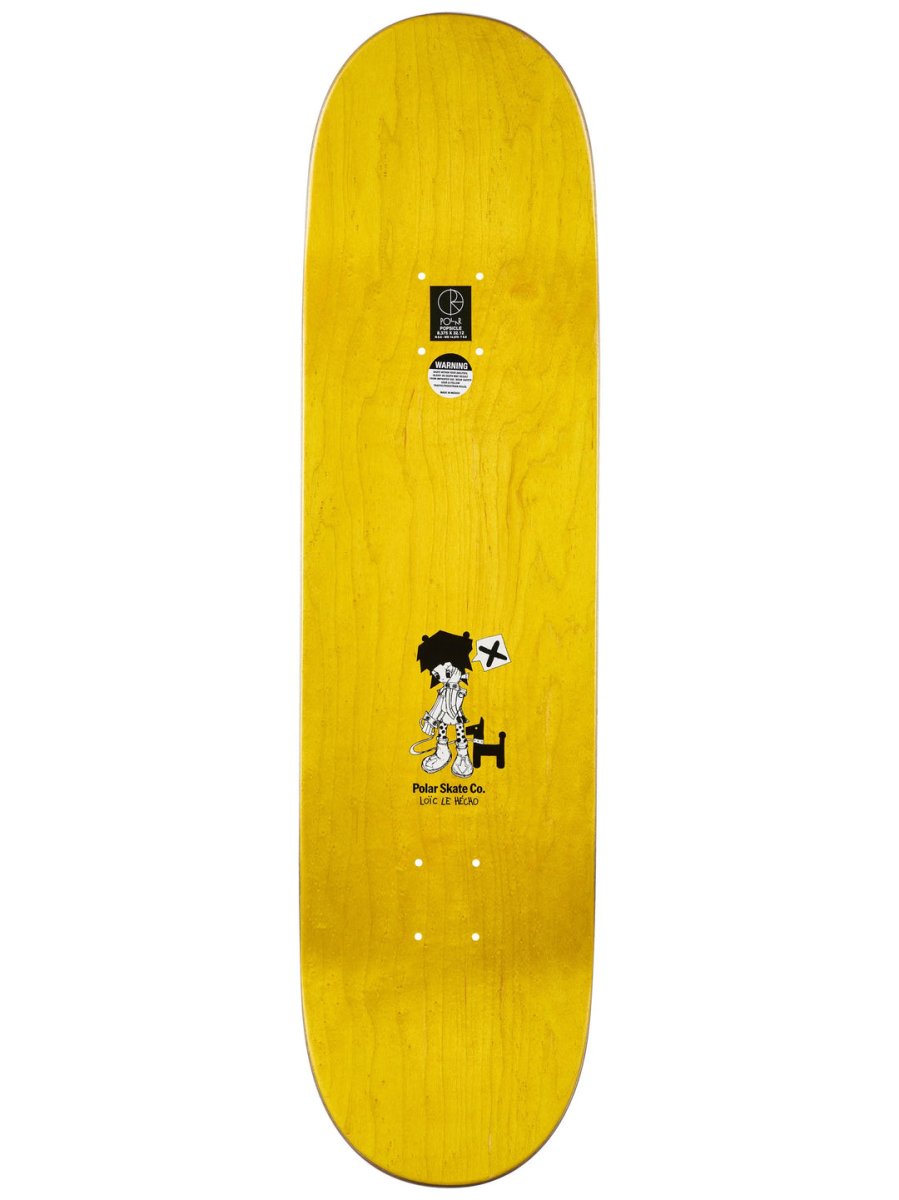 Polar Herrington 8.12" Fear Eats The Soul Skateboard Deck - Skateboard - Decks