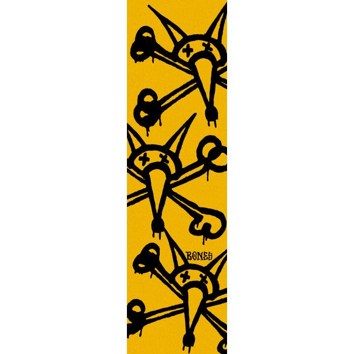 Powell Peralta Bones Vato Rats Gold Grip Tape Sheet 9x33 - Skateboard - Griptape