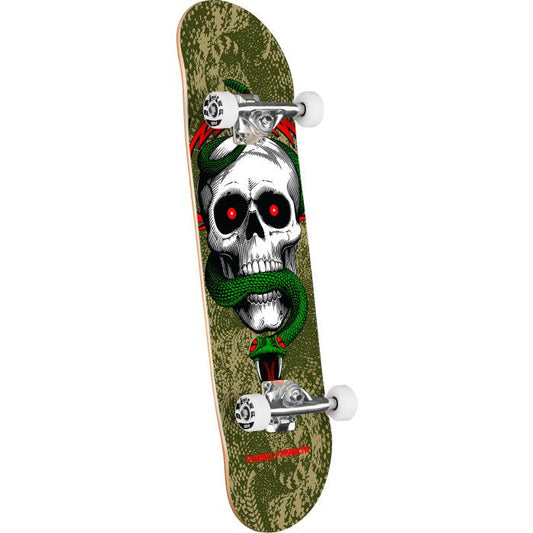 Powell Peralta McGill SAS 8.25" Olive/Metallic Gold Skateboard Complete - Skateboard - Completes