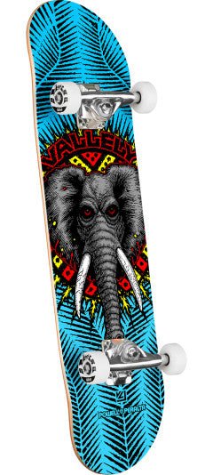 Powell Peralta Mike V. Elephant 8.0 Birch Blue Skateboard Complete - Skateboard - Completes