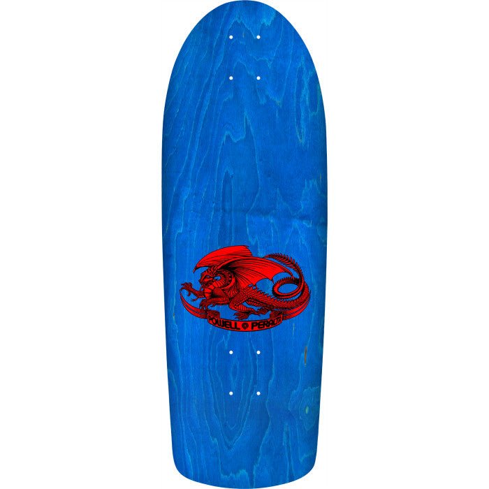 Powell Peralta OG Ripper Checker Reissue 10" Blue Veneer Skateboard Deck - Skateboard - Decks