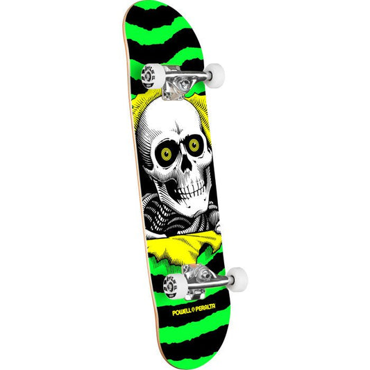 Powell Peralta Ripper Birch 7.75 Lime/Yellow Skateboard Complete - Skateboard - Completes