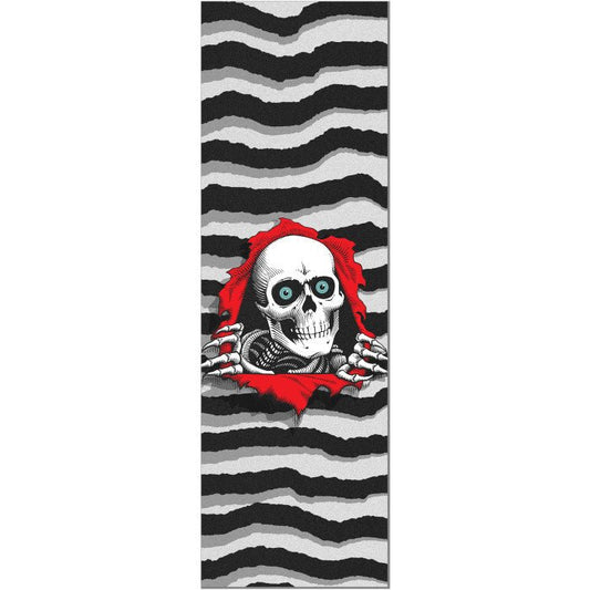 Powell Peralta Ripper Checker 10.5 x 33 Clear Grip Tape Sheet - Skateboard - Griptape