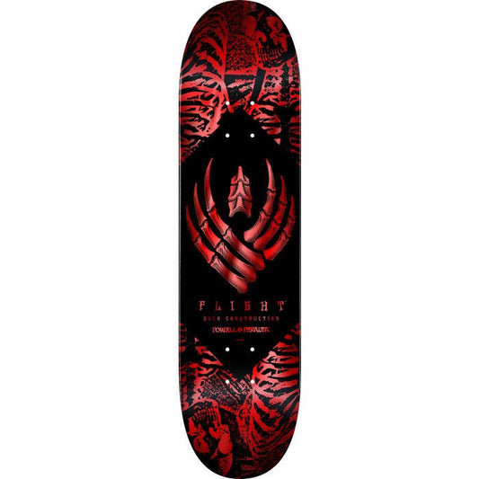 Powell Peralta Skeleton Red Foil 8.38" Flight (243W K26) Skateboard Deck - Skateboard - Decks