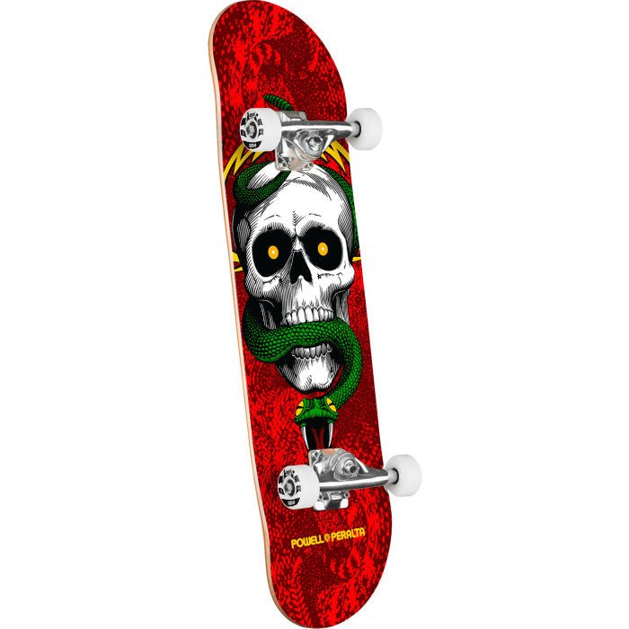 Powell Peralta Skull & Snake 7.75 Birch Red Skateboard Complete - Skateboard - Completes