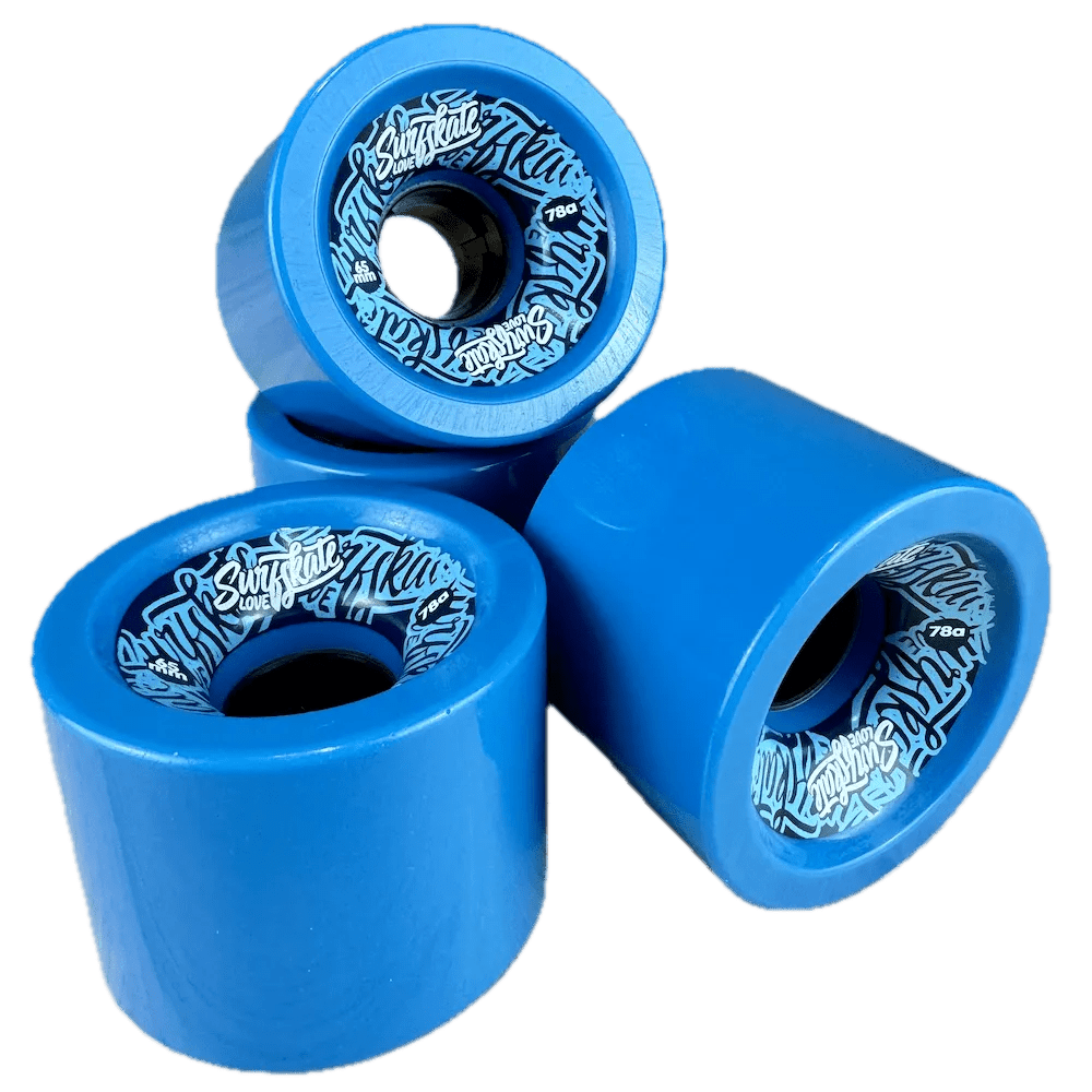 Premium Surfskate Love Wheels 65mm 78a (Blue) - Skateboard - Wheels