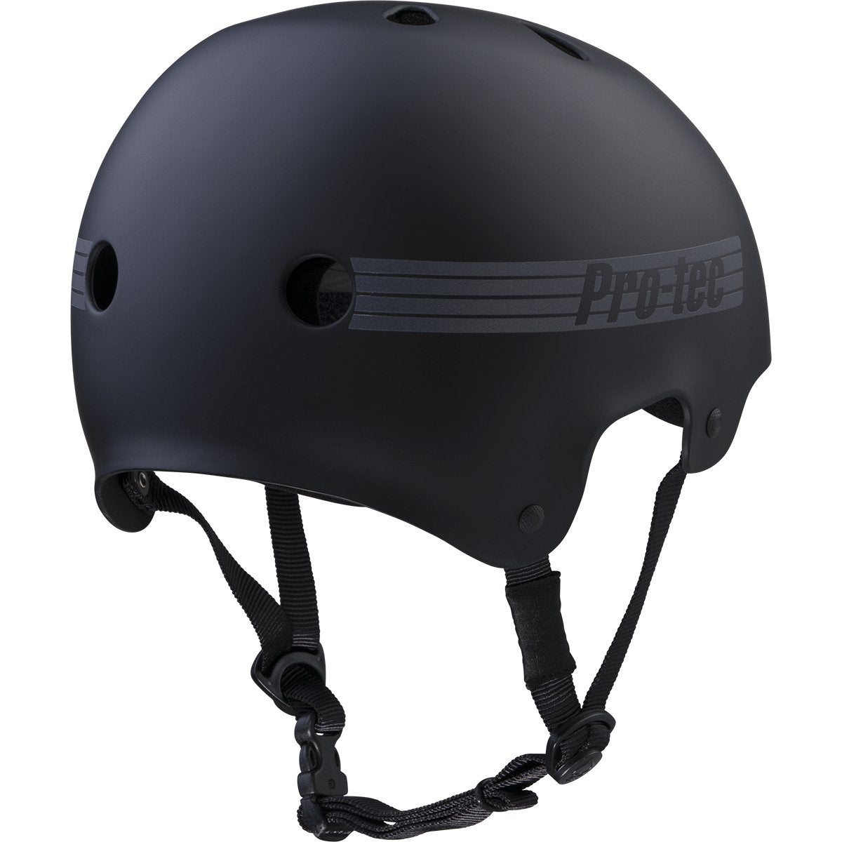 Pro - Tec OS Bucky Matte Black Reflective Helmet - Gear - Helmets