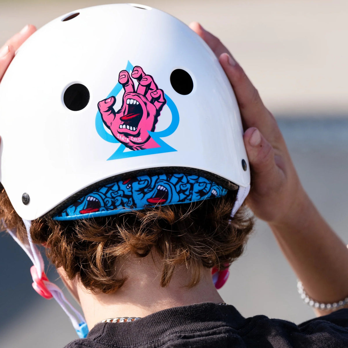 Pro - Tec Santa Cruz Signature (White Gloss) - Gear - Helmets