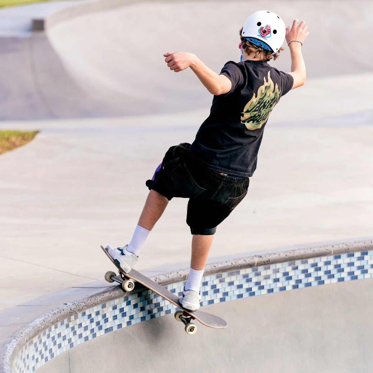 Pro - Tec Santa Cruz Signature (White Gloss) - Gear - Helmets