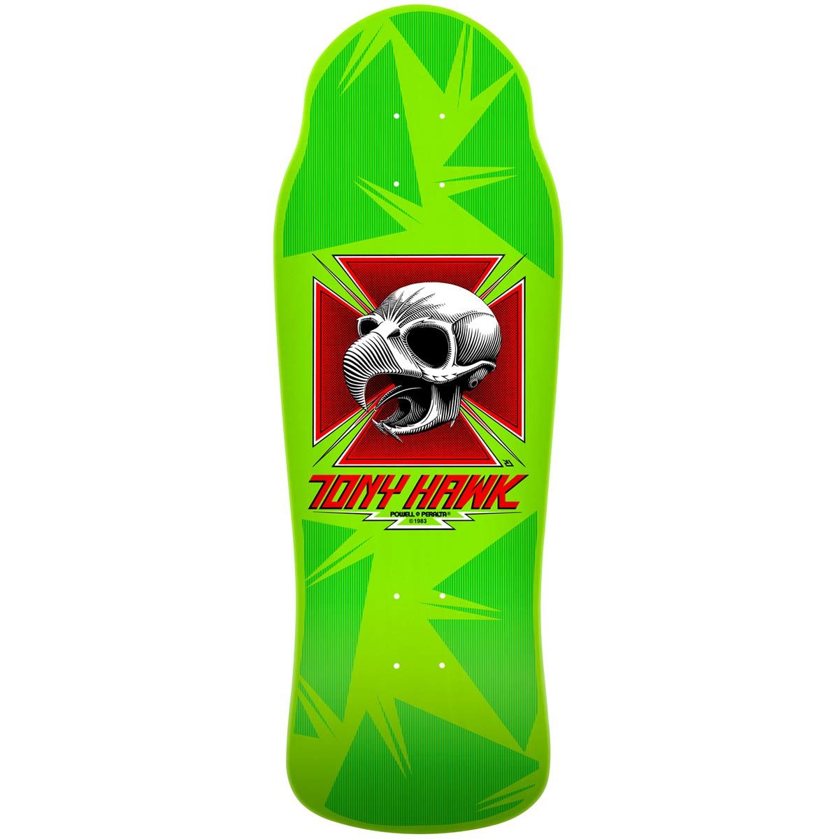 PW/L Bones Brigade Hawk (Lime) Series 15 Reissue Deck - Skateboard - Decks