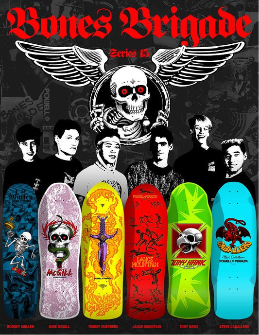 PW/L Bones Brigade Series 15 Collection - all 6 Decks - Skateboard - Decks