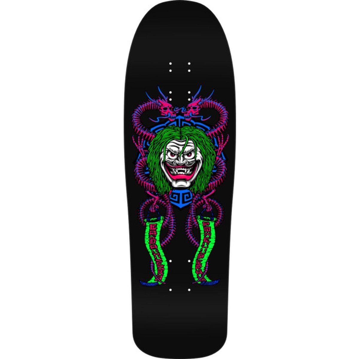 PW/L Caballero Mask (Blacklight Foil) 9.75" Deck - Skateboard - Decks