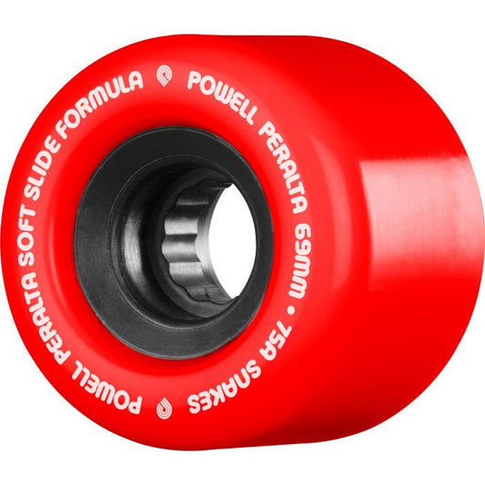 Pwl/P 75a Snakes 69mm (White/Black/Red) - Skateboard - Wheels