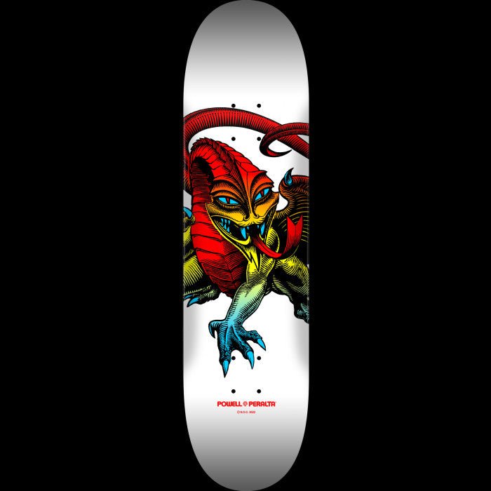 PWL/P Cab Dragon Yellow Fade Fade White (245 K21) Deck 8.75" - Skateboard - Decks