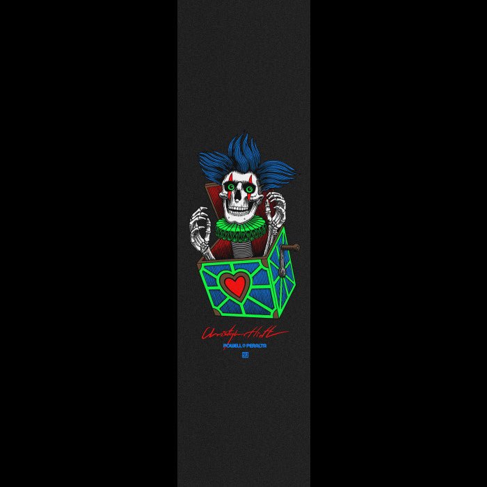 PWL/P Chris Hiett Skull Griptape 9x33 - Skateboard - Griptape