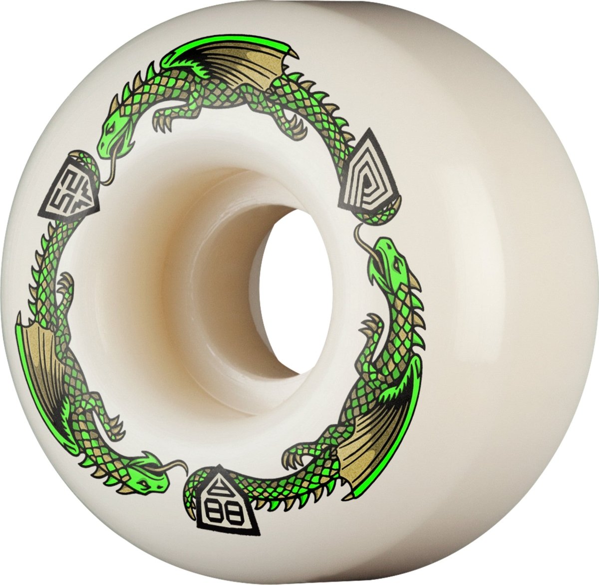 Pwl/P DF 52x31mm 88a (Off White) - Skateboard - Wheels