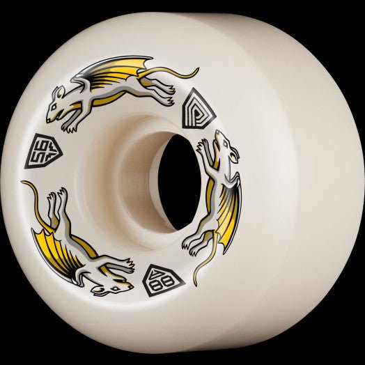 Pwl/P DF Nano Rats 56x36mm 88a (Off White) - Skateboard - Wheels