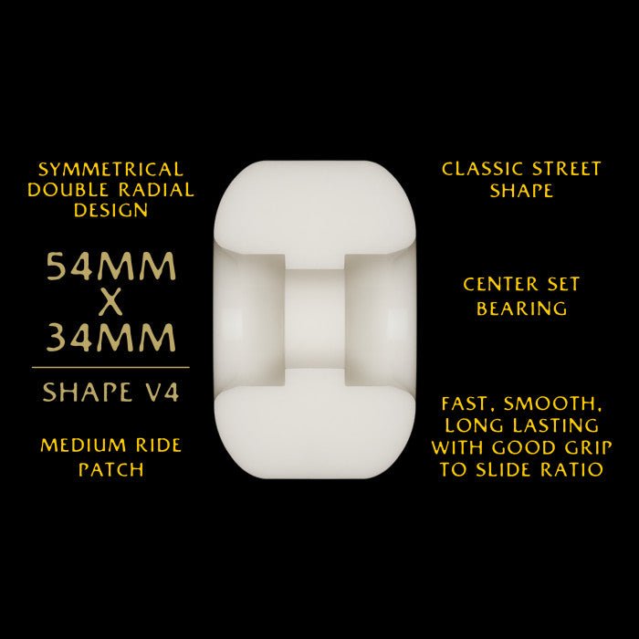 Pwl/P DF Vallely 54x34mm 95a V4 - Skateboard - Wheels