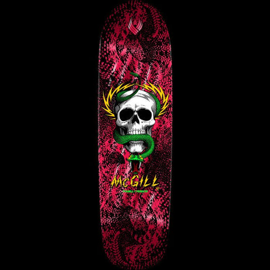 PWL/P Mike McGill Skull & Snake Pro Flight Deck 8.97" WB:15 (Red Foil) - Skateboard - Decks
