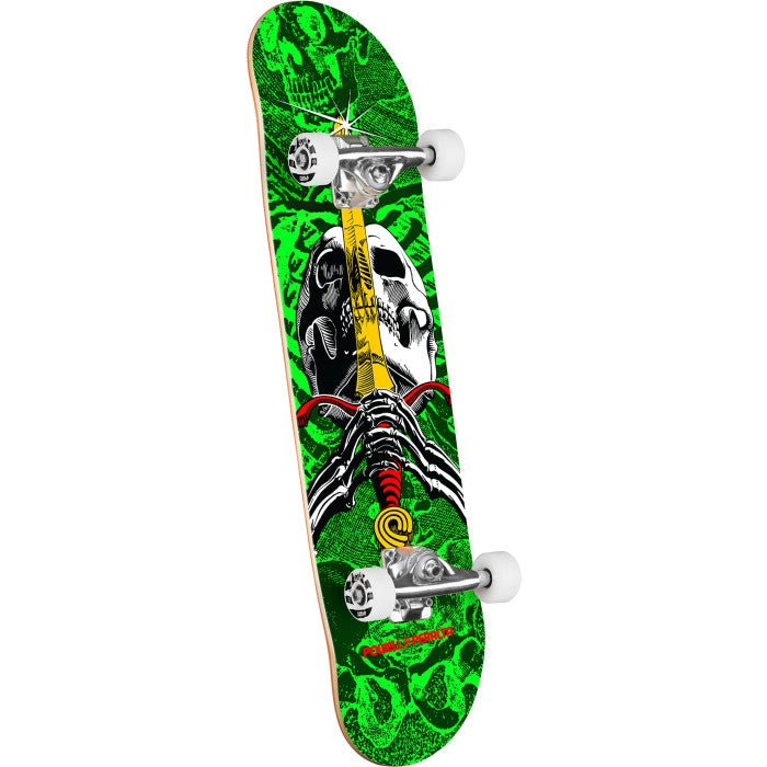 Pwl/P Sword & Skull 8.0" (Green) Complete - Skateboard - Completes