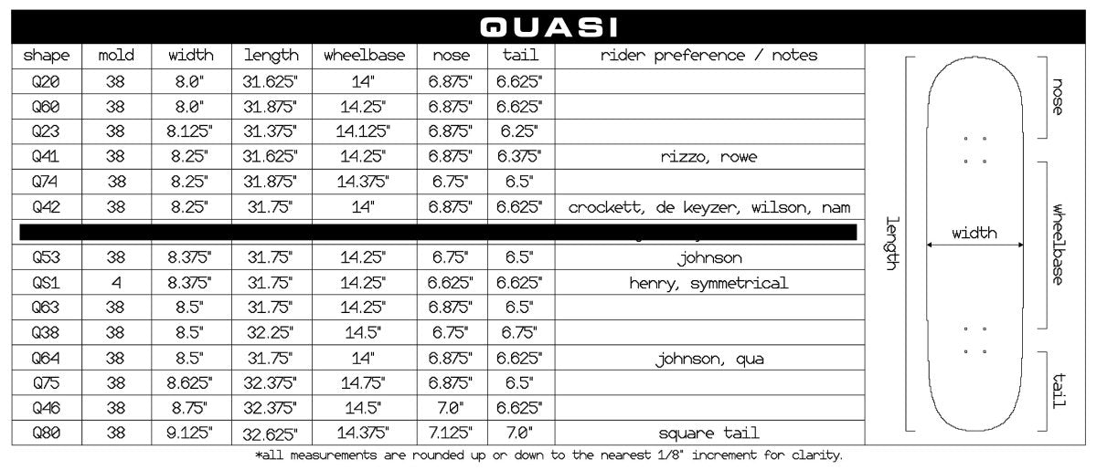 Quasi Jaeb 'Window' 8.37" Q53 Skateboard Deck - Skateboard - Decks