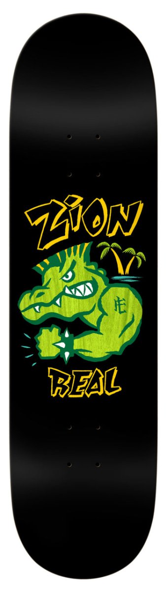 Real 8.5 ZION BAD GATOR Heavyweight Skateboard Deck - Skateboard - Decks