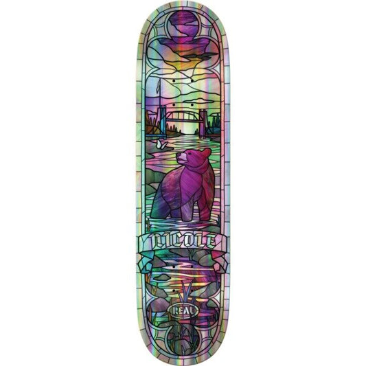 Real Hause Cathedral Rainbow Foil Deck 8.38" - Skateboard - Decks