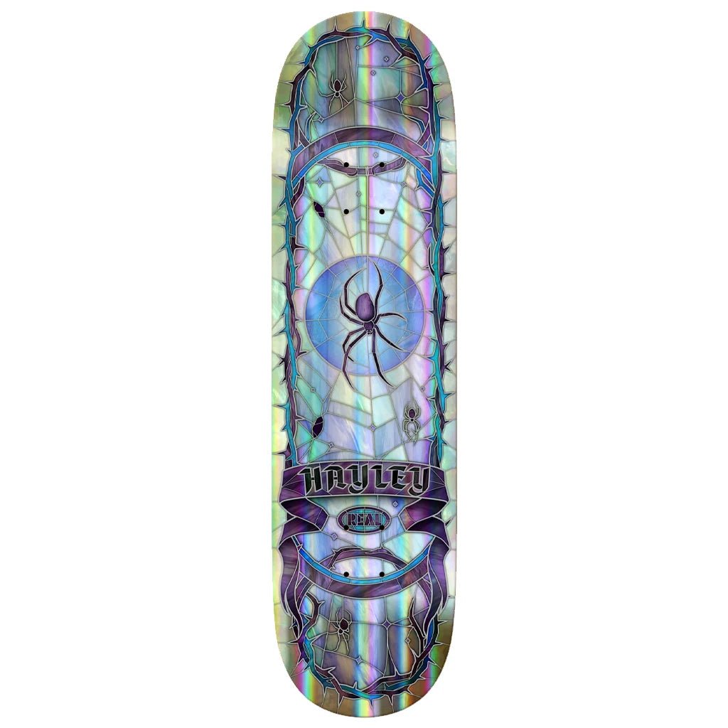 Real Hayley Rainbow Holo Cathedral 8.06" Deck - Skateboard - Decks
