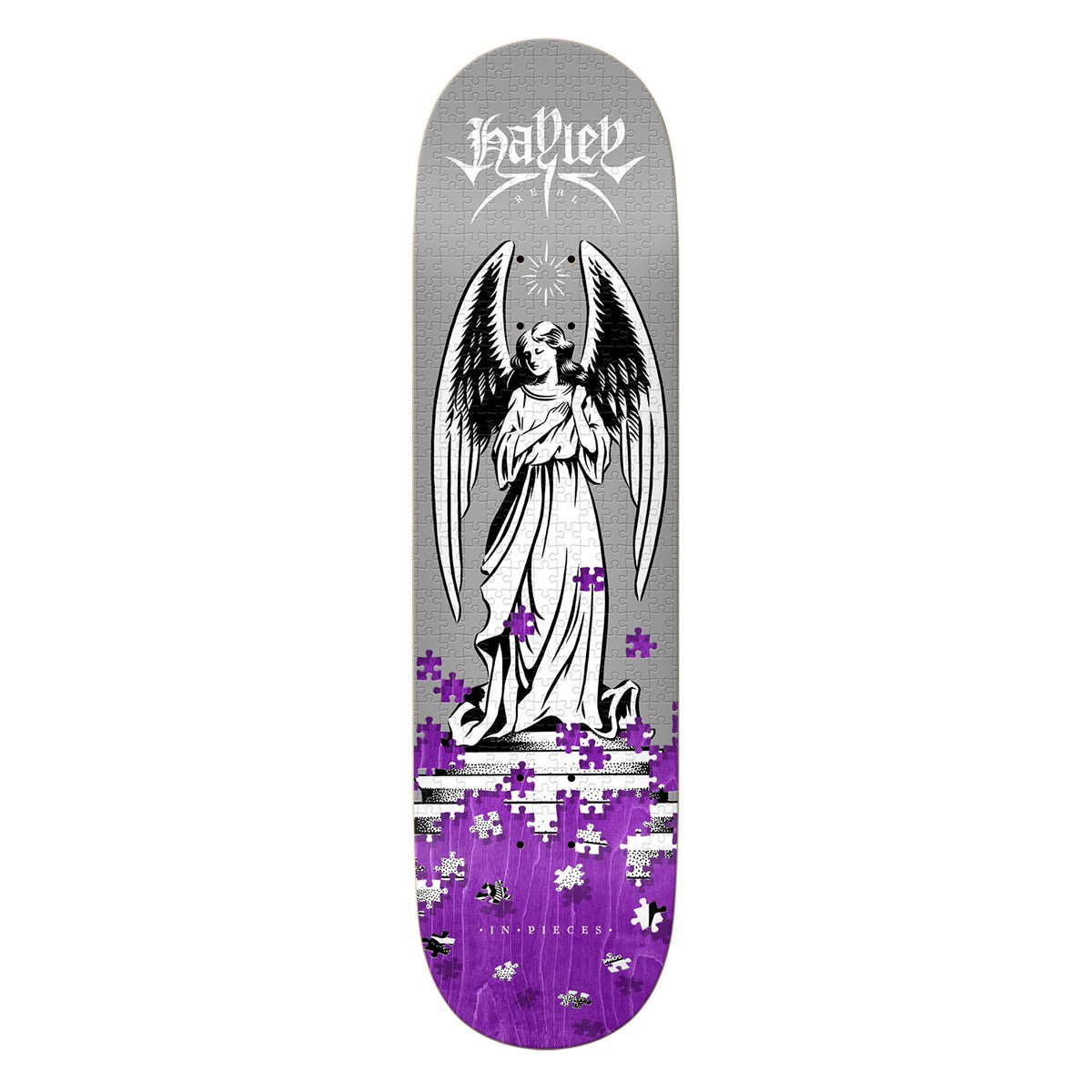 Real Hayley Wilson Pieces 8.25" True Fit Skateboard Deck - Skateboard - Decks