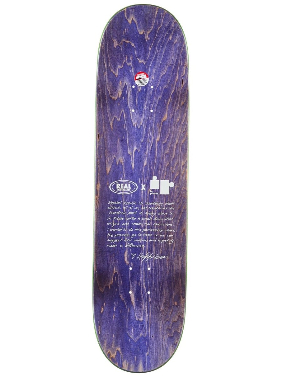 Real Hayley Wilson Pieces 8.25" True Fit Skateboard Deck - Skateboard - Decks
