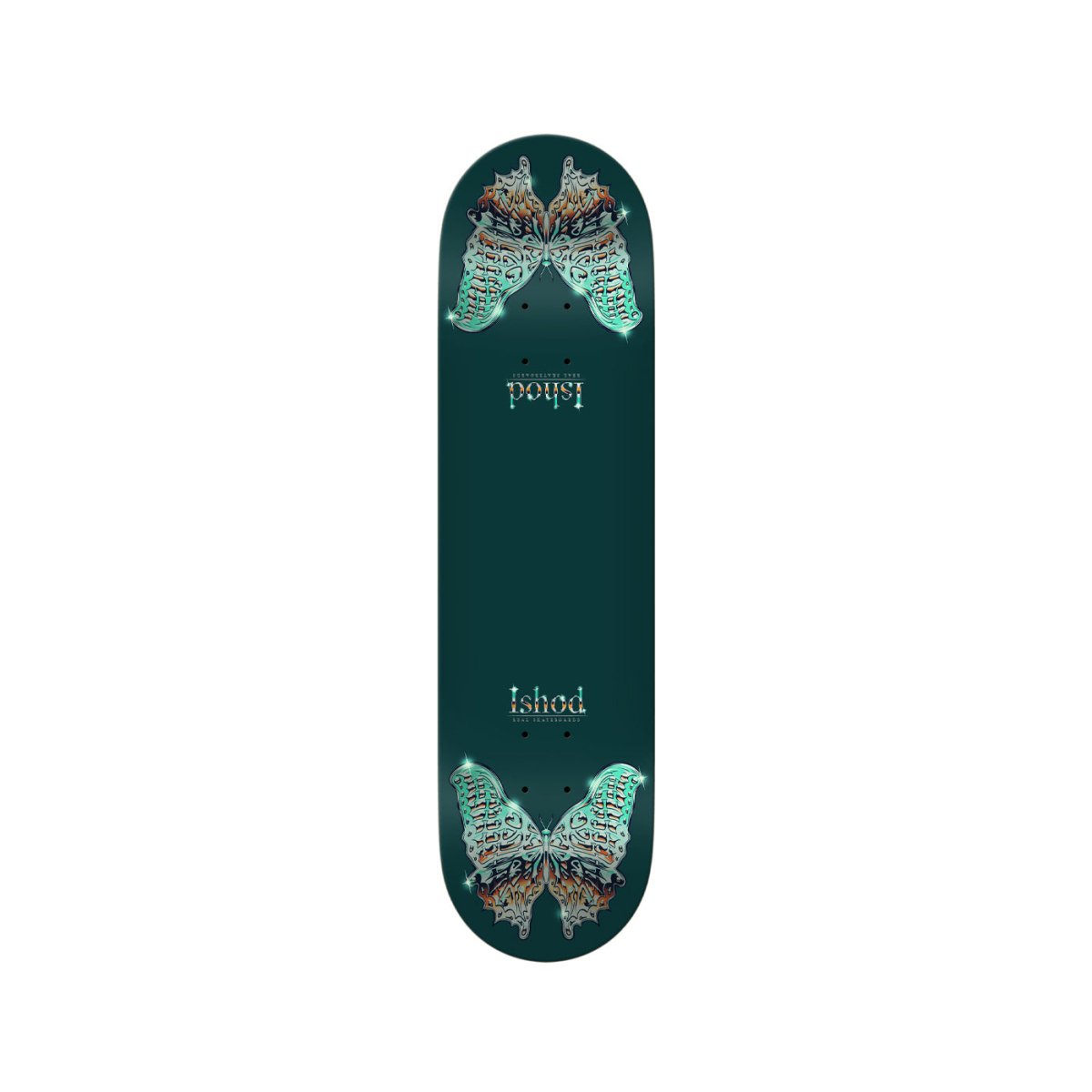 Real Ishod Mariposa Redux 8.5" Twin Tail Skateboard Deck - Skateboard - Decks