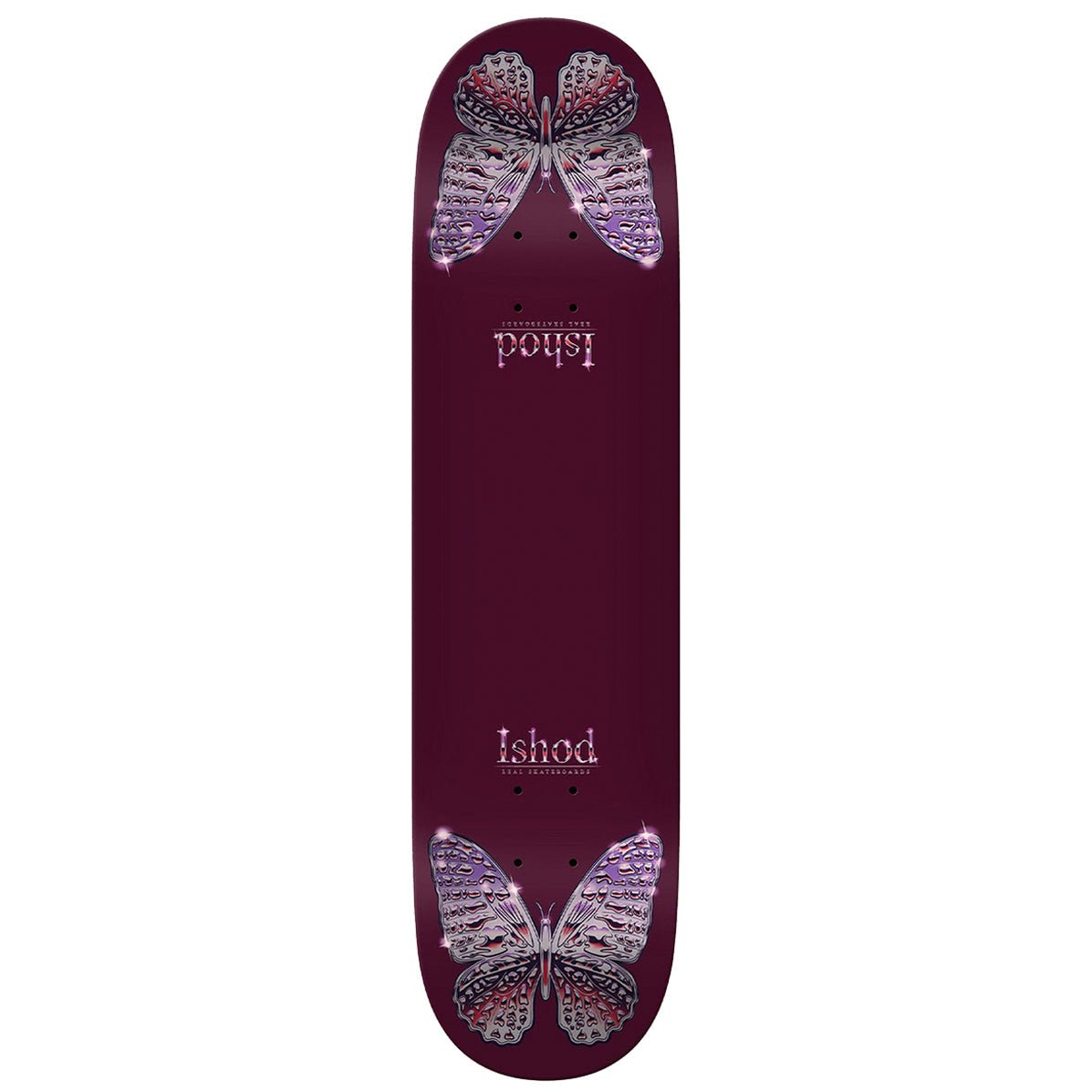 Real Ishod Mariposa Redux TT 8.0" wb14.3" Skateboard Deck - Skateboard - Decks