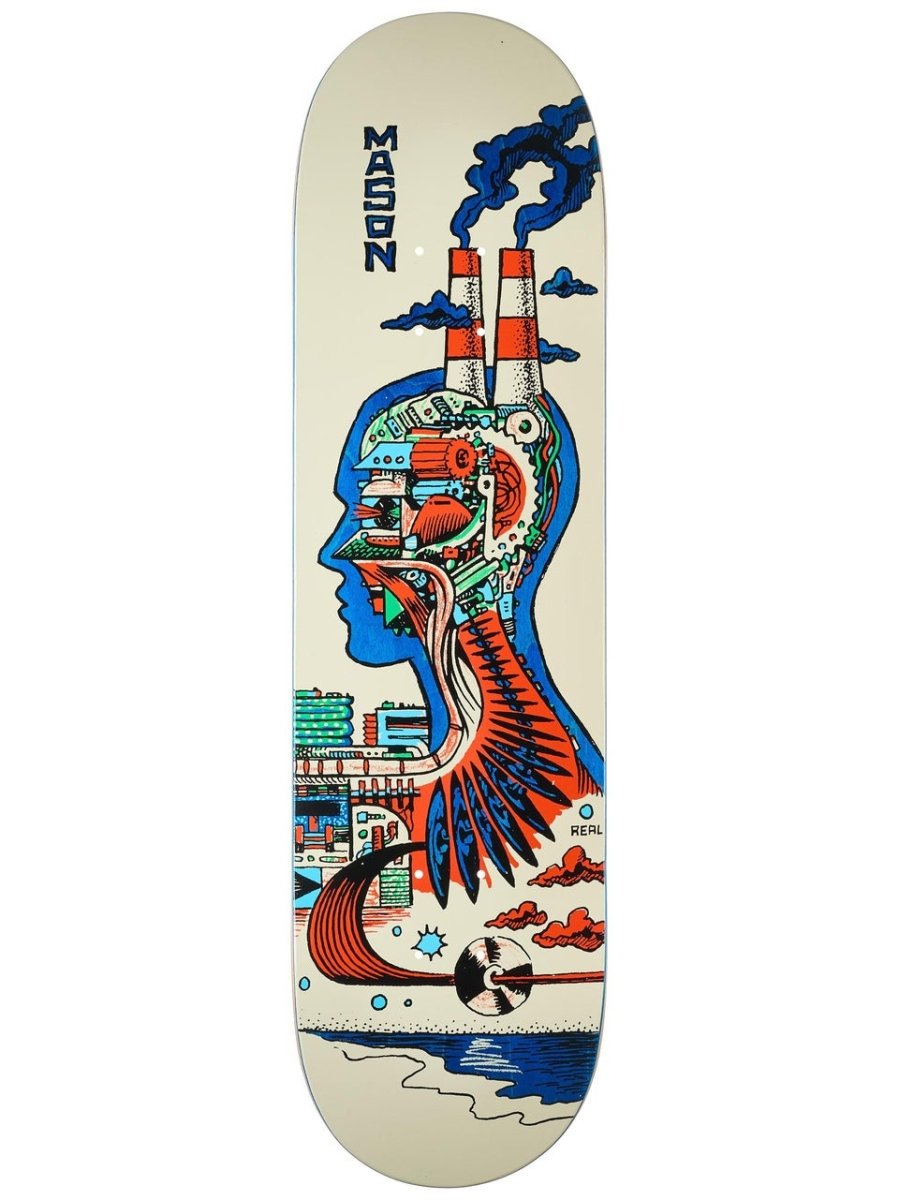 Real Mason Artificial 8.28" Deck Wb:14.12" - Skateboard - Decks