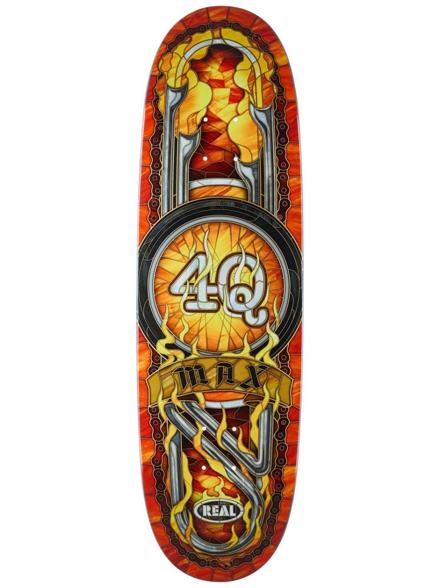 Real Max Schaaf 4Q Cathedral Deck 9.1" Wb:14.5" - Skateboard - Decks