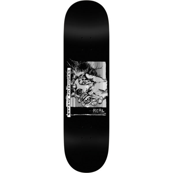 Real Obedience Denied Deck 8.25 (Black) - Skateboard - Decks