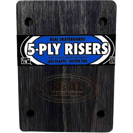 REAL Skateboards 5-Ply 1/4‚Äù Wooden Risers Thunder - Skateboard - Risers