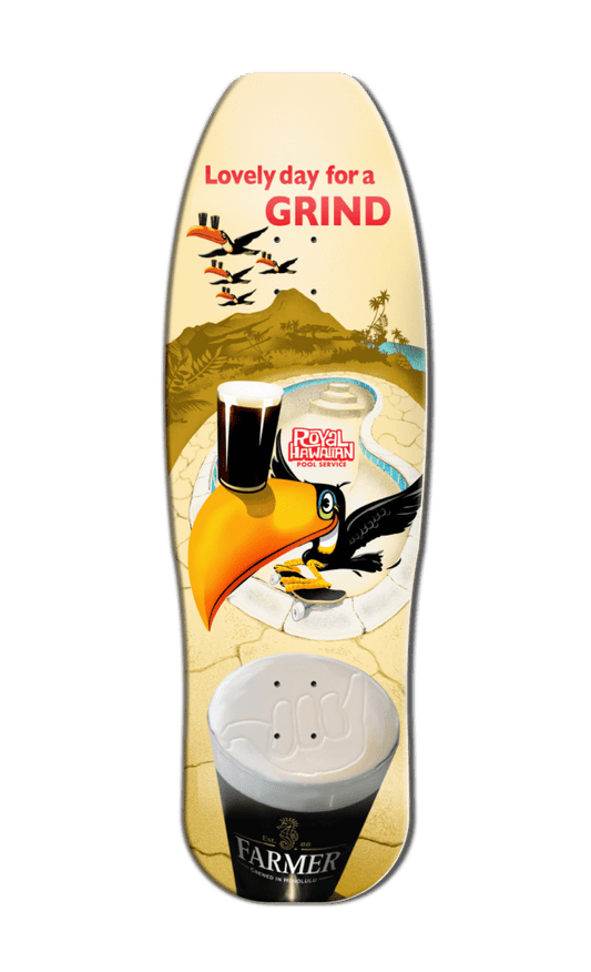 RHPS Toucan 10.625" Lovely Day for a Grind Skateboard Deck - Skateboard - Decks
